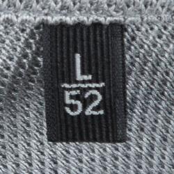 Pre Owned تي شيرت بولو ايرمنيجيلدو زينيا حرير رصاصي تريكو أكمام طويلة L