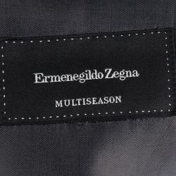 Pre Owned جاكيت بليزر ايرمنيجيلدو زينيا ميلا باتساع عادي صوف رصاصي  XL