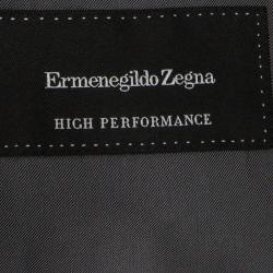 Ermenegildo Zegna Grey Wool High Performance Regular Fit Pant Suit L