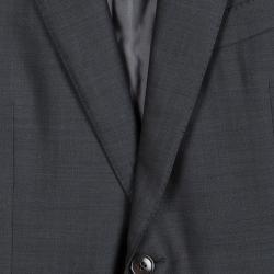 Ermenegildo Zegna Cool Effect Grey Wool Regular Fit Mila Suit L