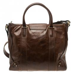 Escada Brown Leather Tote