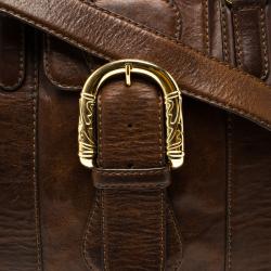 Escada Brown Leather Tote
