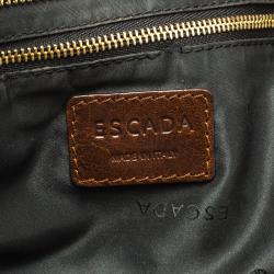 Escada Brown Leather Tote