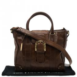 Escada Brown Leather Tote