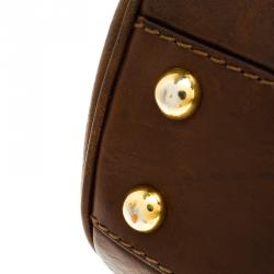 Escada Brown Leather Tote