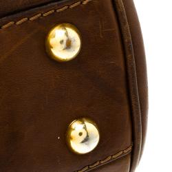 Escada Brown Leather Tote