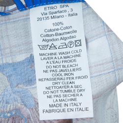 Pre Owned Etro Men's Multicolor Print Shirt L