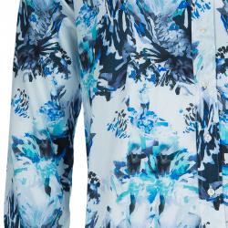 Pre Owned Etro Men's White Floral Print Shirt M