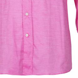 Pre Owned قميص إيترو قطن وردي للرجال L