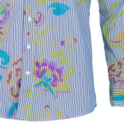 Pre Owned Etro Men's Multicolor Floral Printed Shirt M