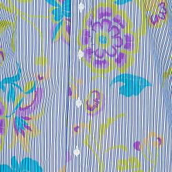 Pre Owned Etro Men's Multicolor Floral Printed Shirt M
