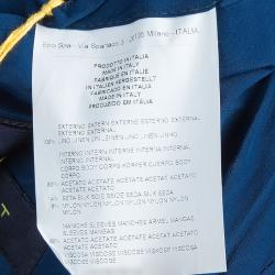 Etro Men's Blue Printed Blazer L
