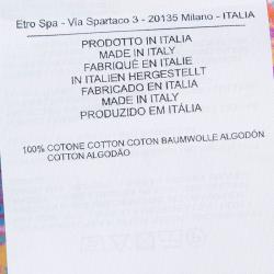 Pre Owned قميص إيترو مطبوع متعدد الألوان بأكمام طويلة أزرار أمامية L