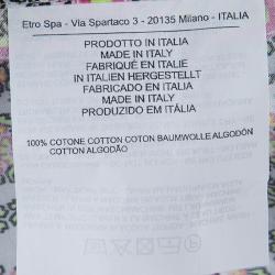 Pre Owned قميص إيترو  بأزرار أمامية وأكمام طويلة قطن متعدد الألوان L