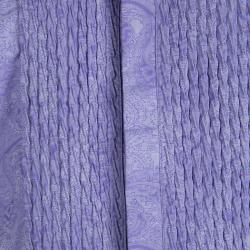 Pre Owned Etro Purple Cotton Paisley Motif Long Sleeve Button Front Shirt XL