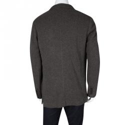 Pre Owned معطف إيترو كشمير بني L