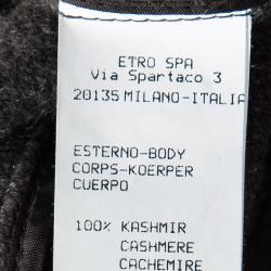 Pre Owned معطف إيترو كشمير بني L