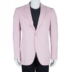 Pre Owned Etro Men's Pastel Pink Corduroy Blazer XXL