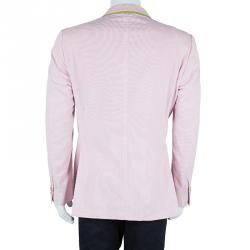 Pre Owned Etro Men's Pastel Pink Corduroy Blazer XXL