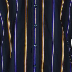 Pre Owned قميص ايترو مخطط متعدد الألوان للرجال M