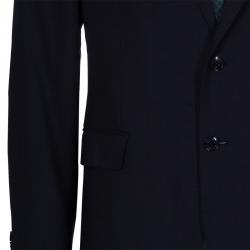 Pre Owned Etro Navy Blue Cashmere Sports Coat XL