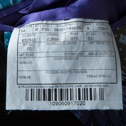 Pre Owned Etro Men's Navy Blue Pinstripe Sports Coat L
