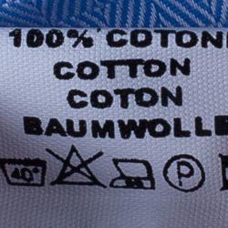 Pre Owned Fendi Men's Light Blue Cotton Shirt M