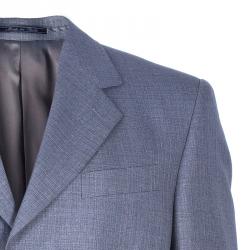 Fendi Men's Grey Wool Blazer L