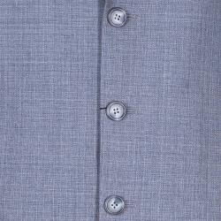 Fendi Men's Grey Wool Blazer L