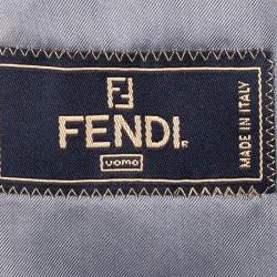 Fendi Men's Grey Wool Blazer L