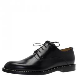 Fendi Black Leather Oxfords Size 42