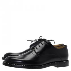 Fendi Black Leather Oxfords Size 42
