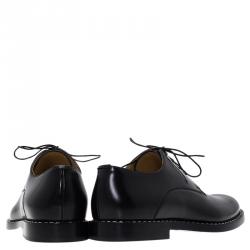 Fendi Black Leather Oxfords Size 42