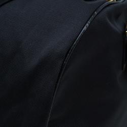 Pre Owned Fendi Black Nylon Carry-On Travel Boston Bag