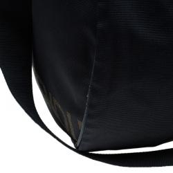 Pre Owned Fendi Black Nylon Carry-On Travel Boston Bag