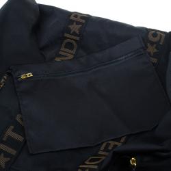 Pre Owned Fendi Black Nylon Carry-On Travel Boston Bag