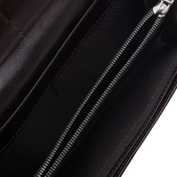 Pre Owned Fendi Zucca Canvas Continental Wallet