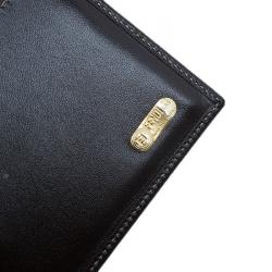 Pre Owned Fendi Zucca Canvas Continental Wallet
