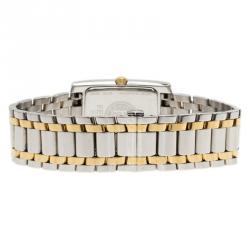 Pre Owned Fendi Silver and gold Stainless Steel Men's watch 36MM