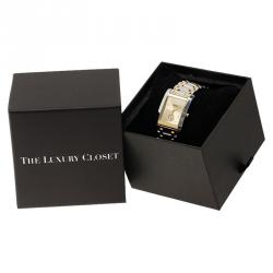 Pre Owned Fendi Silver and gold Stainless Steel Men's watch 36MM