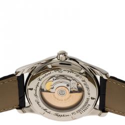 Pre Owned ساعة يد رجالية فريدريك كونستانت راناباوت ستانلس ستيل بيضاء 43 مم