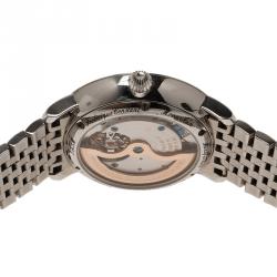 مملوكة  مسبقًا Frederique Constant White Stainless Steel Slimline Men's Wristwatch 41MM