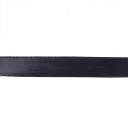 Giorgio Armani Brown Leather Belt Size 52