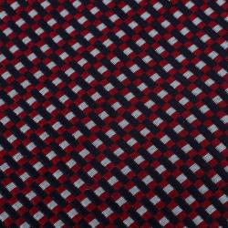 Pre Owned Giorgio Armani Red Woven Silk Tie 