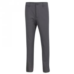 Pre Owned Giorgio Armani Grey Stretch Wool Tailored Trousers L