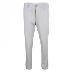 Giorgio Armani Beige Wool Gabardine Tailored Trousers XL