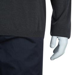 Giorgio Armani Grey Cashmere V Neck Sweater XL