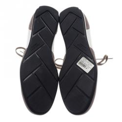 Giorgio Armani Two-Tone Leather Sneakers Size 42