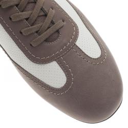 Giorgio Armani Two-Tone Leather Sneakers Size 44