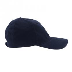 Pre Owned Giorgio Armani Blue Logo Baseball Cap Size 59